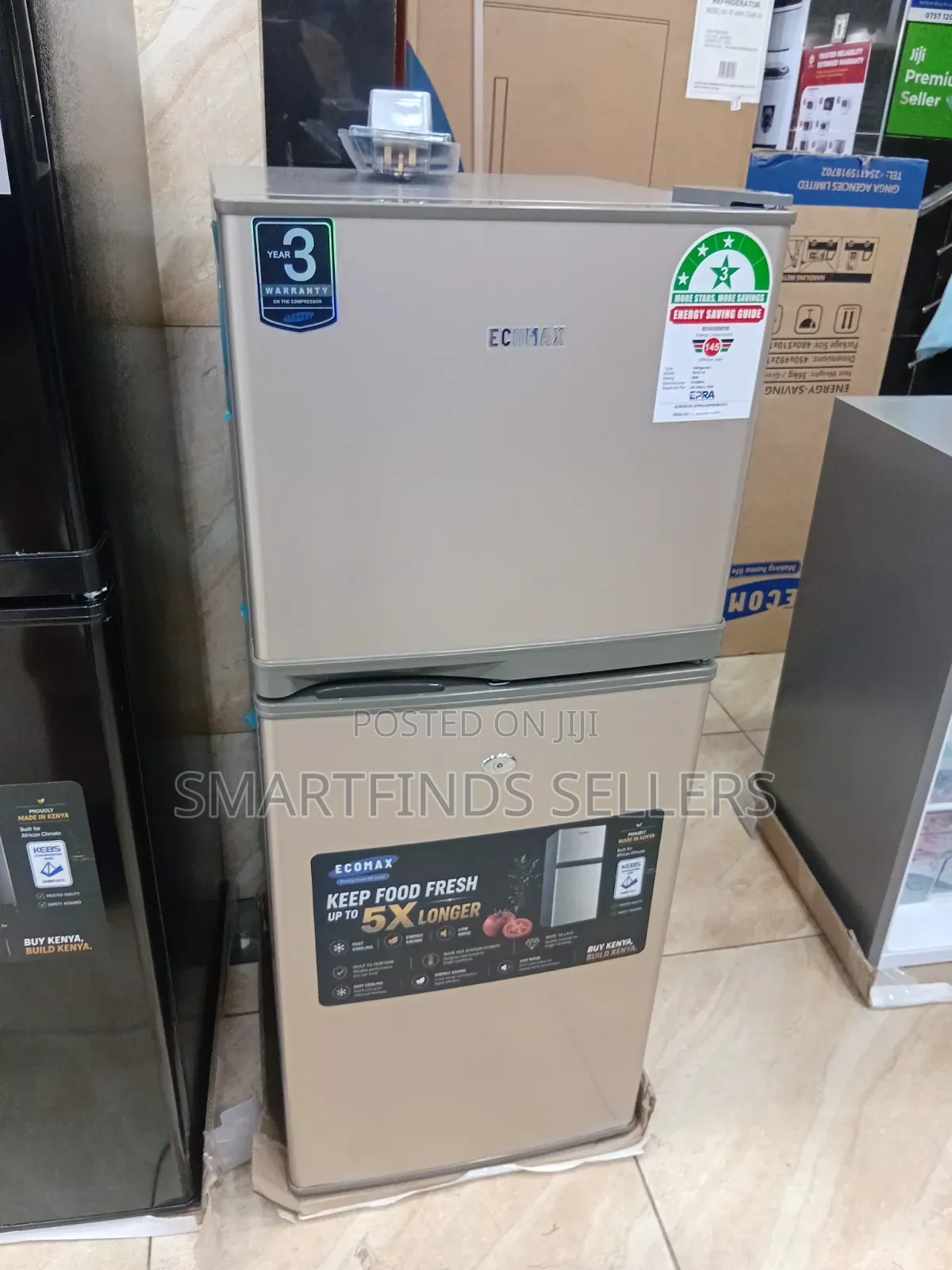 Ecomax 118L Compact & Energy-Saving Fridge
