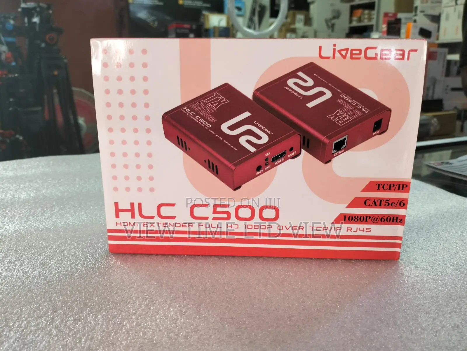 LiveGear HLC C500 250m HDMI Extender Over TCP/IP – Full HD 1080p
