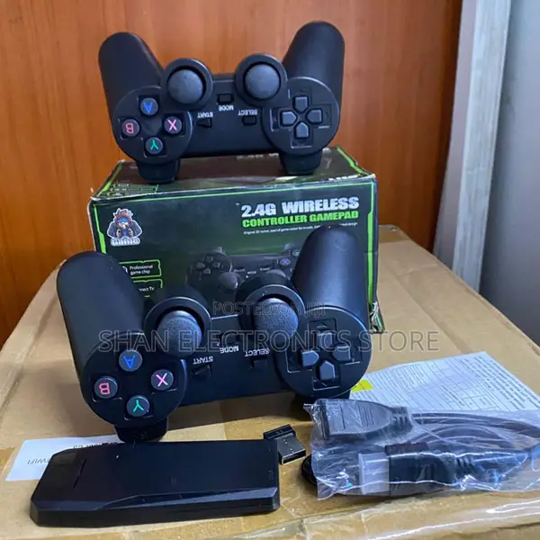 Arcade-Style M8 Retro Game Stick Console Set 2.4G Wireless Gamepad