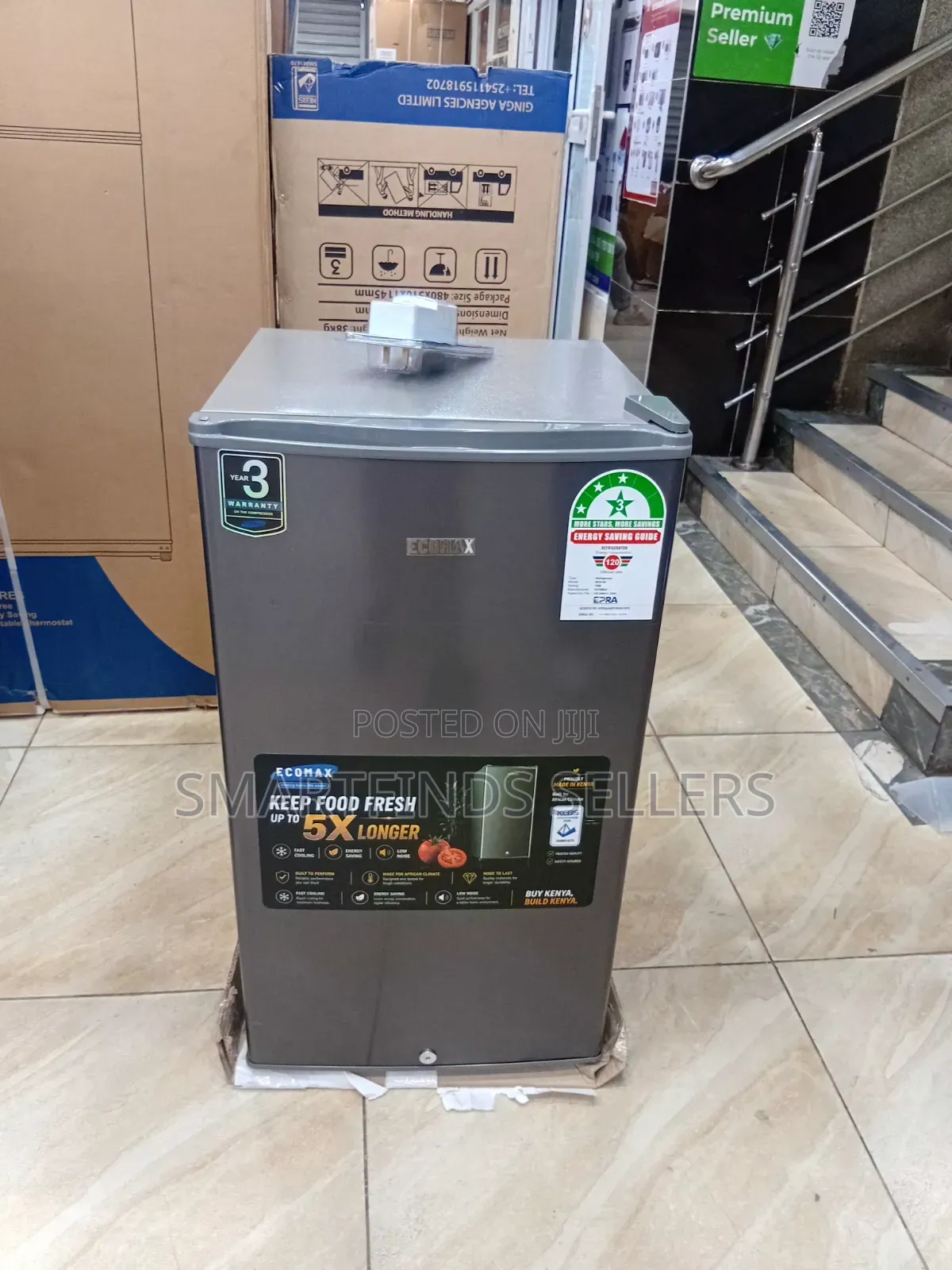 Ecomax 90L Single Door Fridge