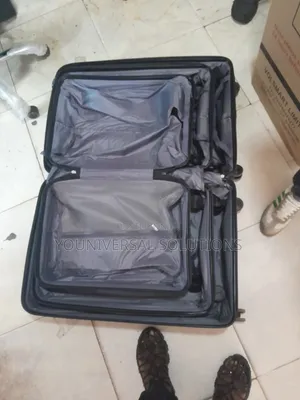 Fashion 3 in 1 Unbreakble Laxurious Rubber Suitcase Briefcase Travel