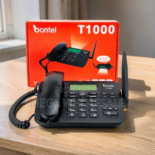Handsfree Speaker Bontel T1000 Dual Sim GSM Landline Desktop Phone