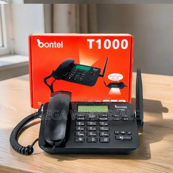 Handsfree Speaker Bontel T1000 Dual Sim GSM Landline Desktop Phone