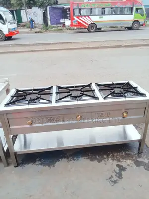 3 Gas Burner, High Pressure,designed for Commercial Kitchens,