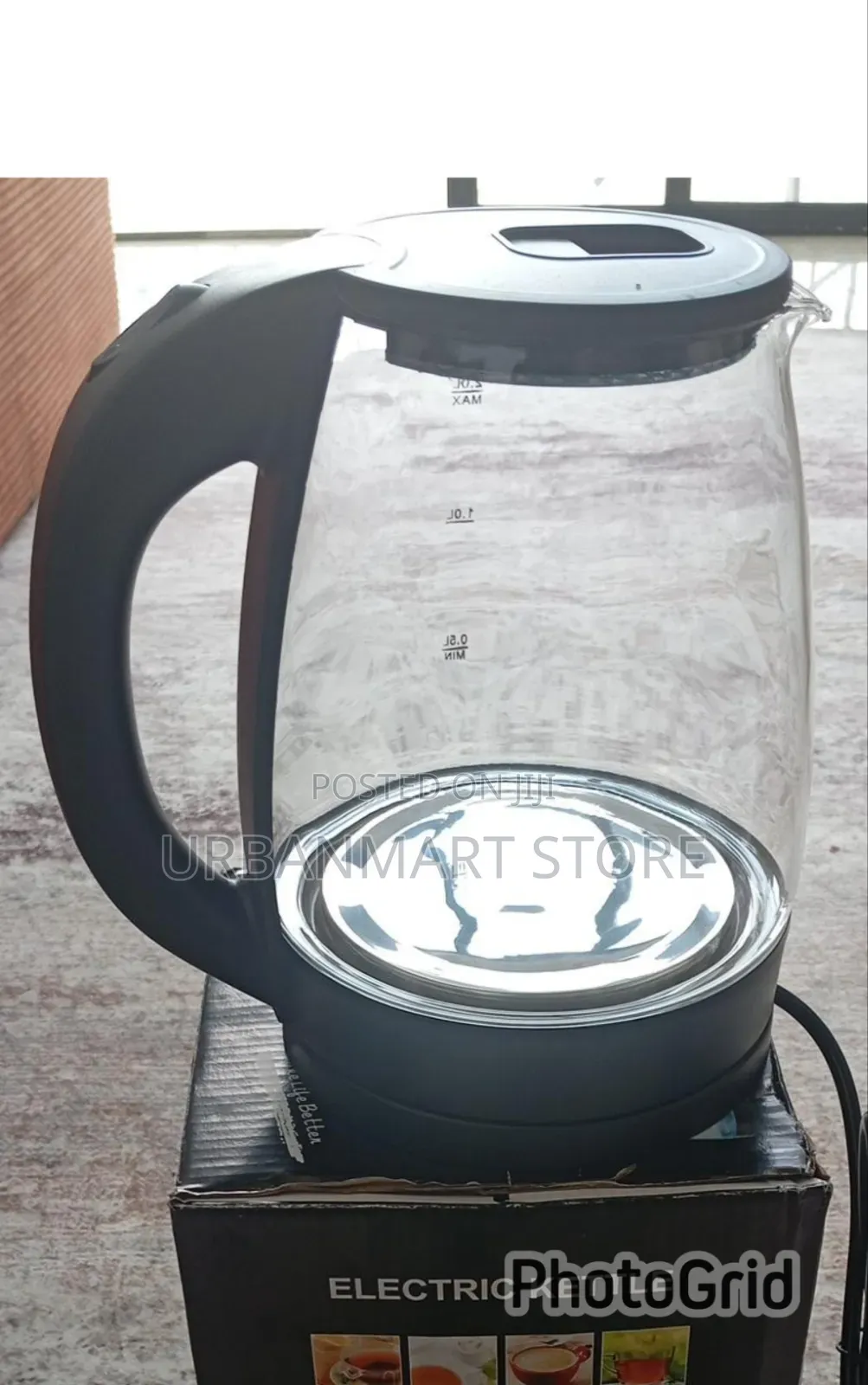 Glass Cordless Electric Kettle