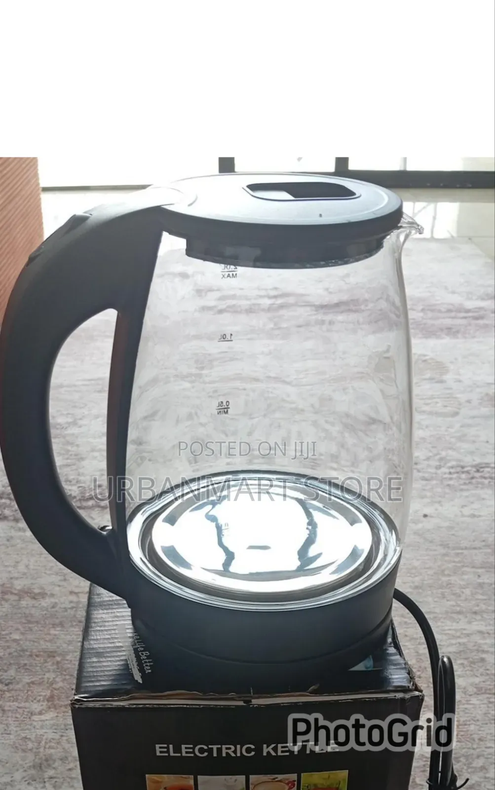 Glass Cordless Electric Kettle