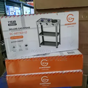 Eurochef Deluxe Gas Stove EC-6073 2+1 Electric Hotplate Power