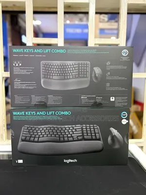 Logitech Wave Keys Lift Vertical Mouse