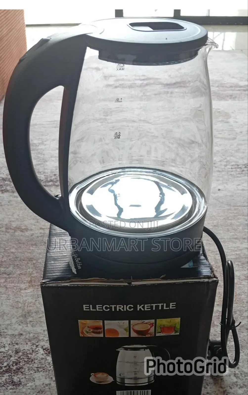 Modern Glass Electric Water Kettle, Classic