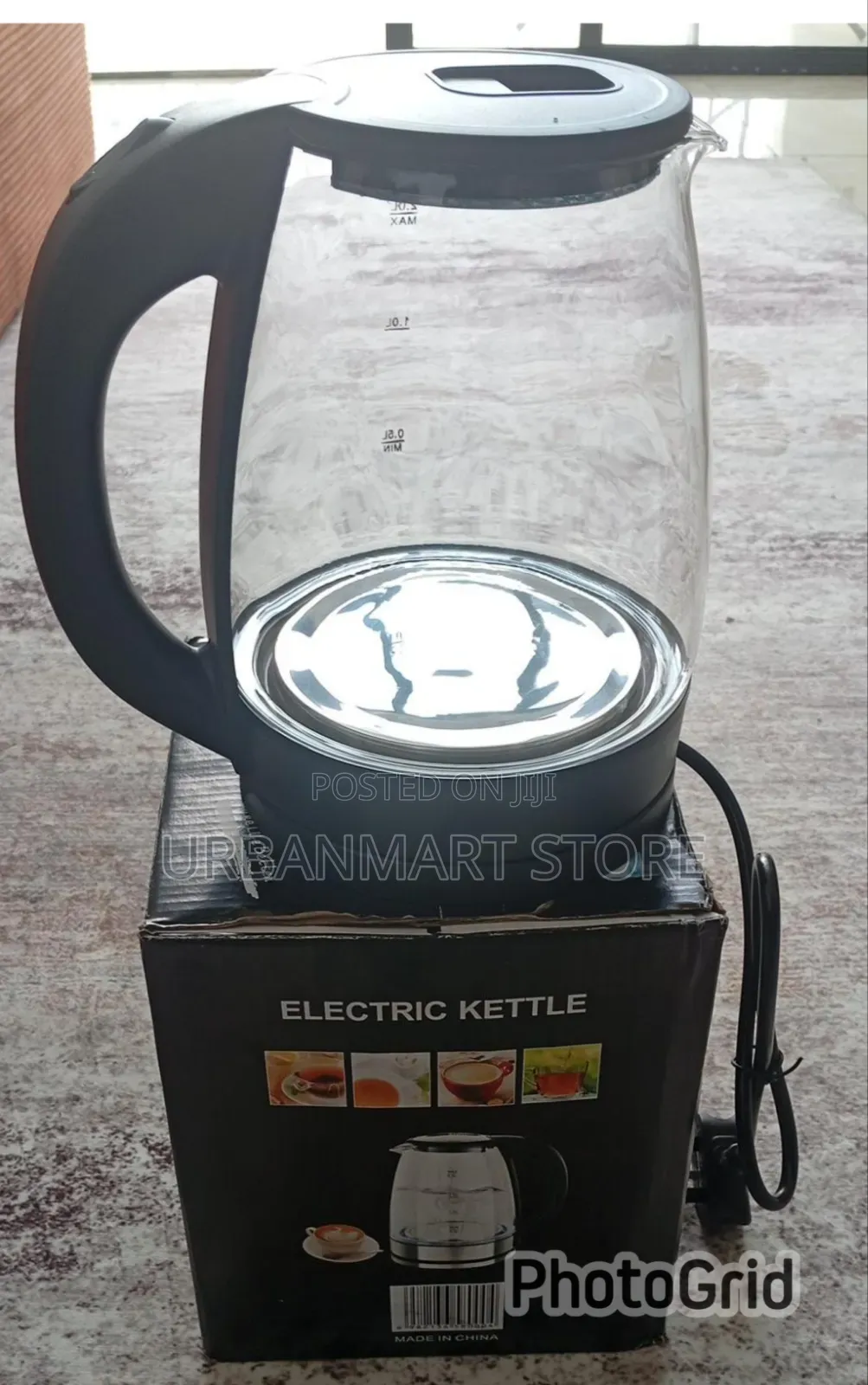 Modern Glass Electric Water Kettle, Classic