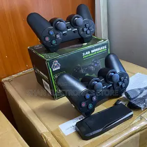 Arcade-Style Portable Game Stick M8 TV Hd With 2 Wireless Gamepad
