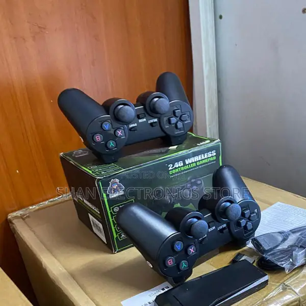 Joystick 2 Wireless Gamepad M8 TV Hd With 20000 Classic Games
