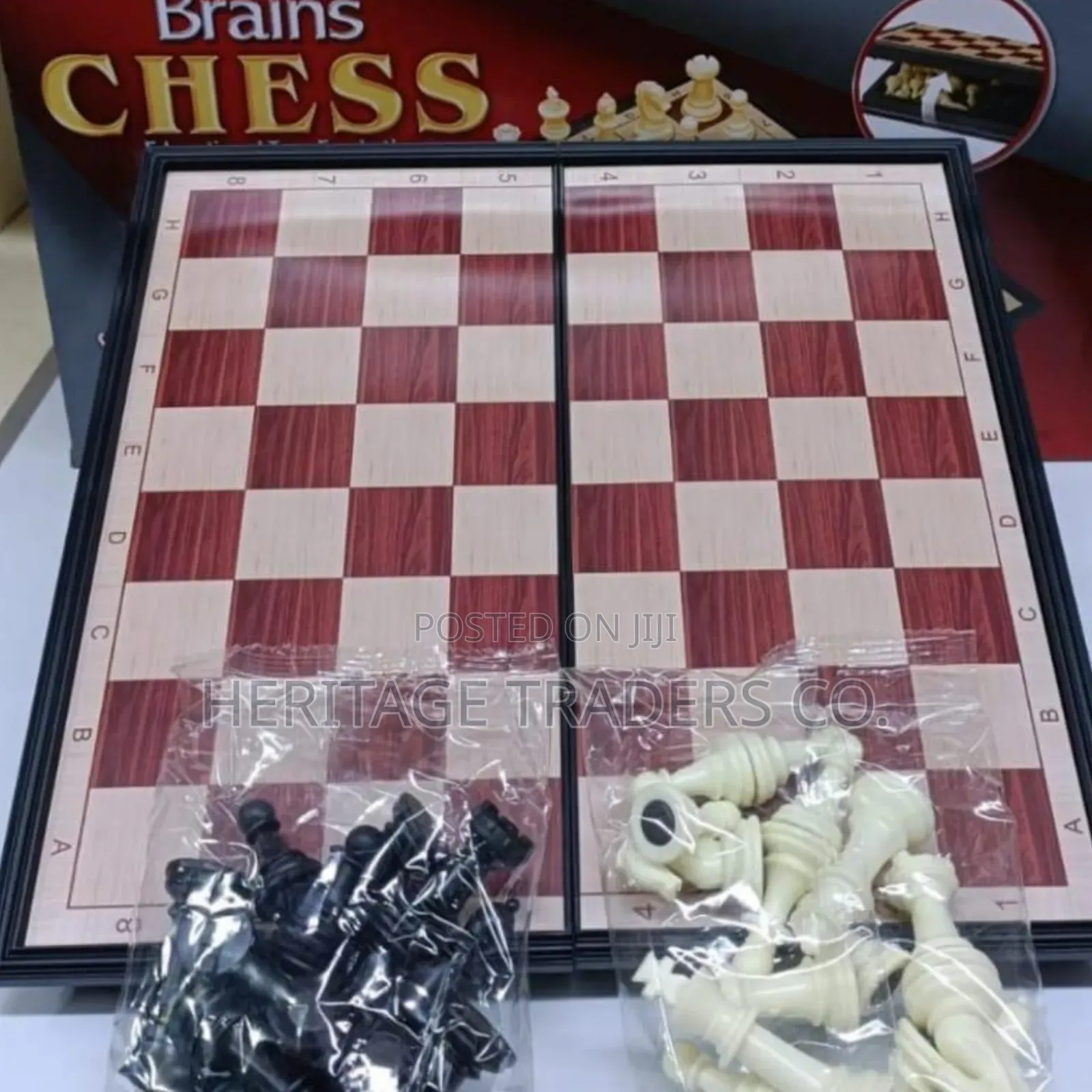 Brains Magnetic Chess Board Large