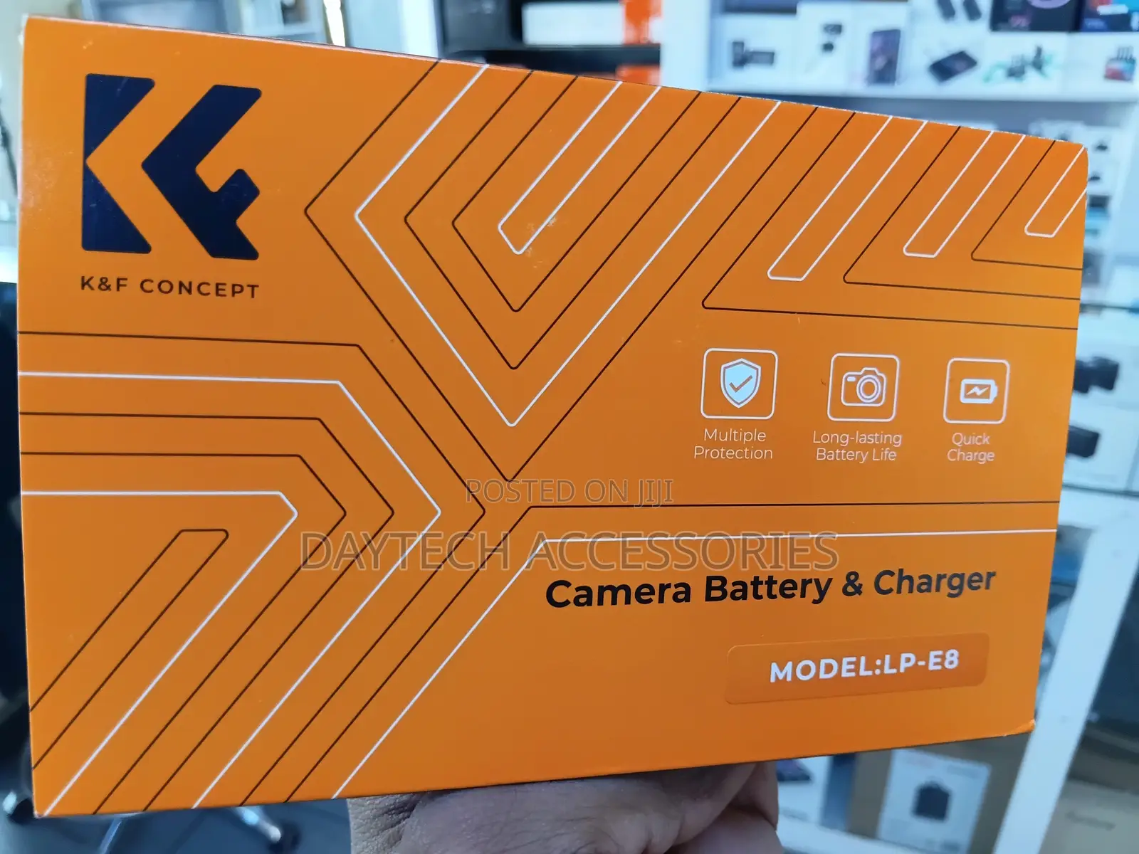 K F Concept LP-E8 Battery and Charger Pack With Dual Slot Charger