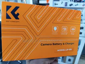 K F Concept LP-E8 Battery and Charger Pack With Dual Slot Charger