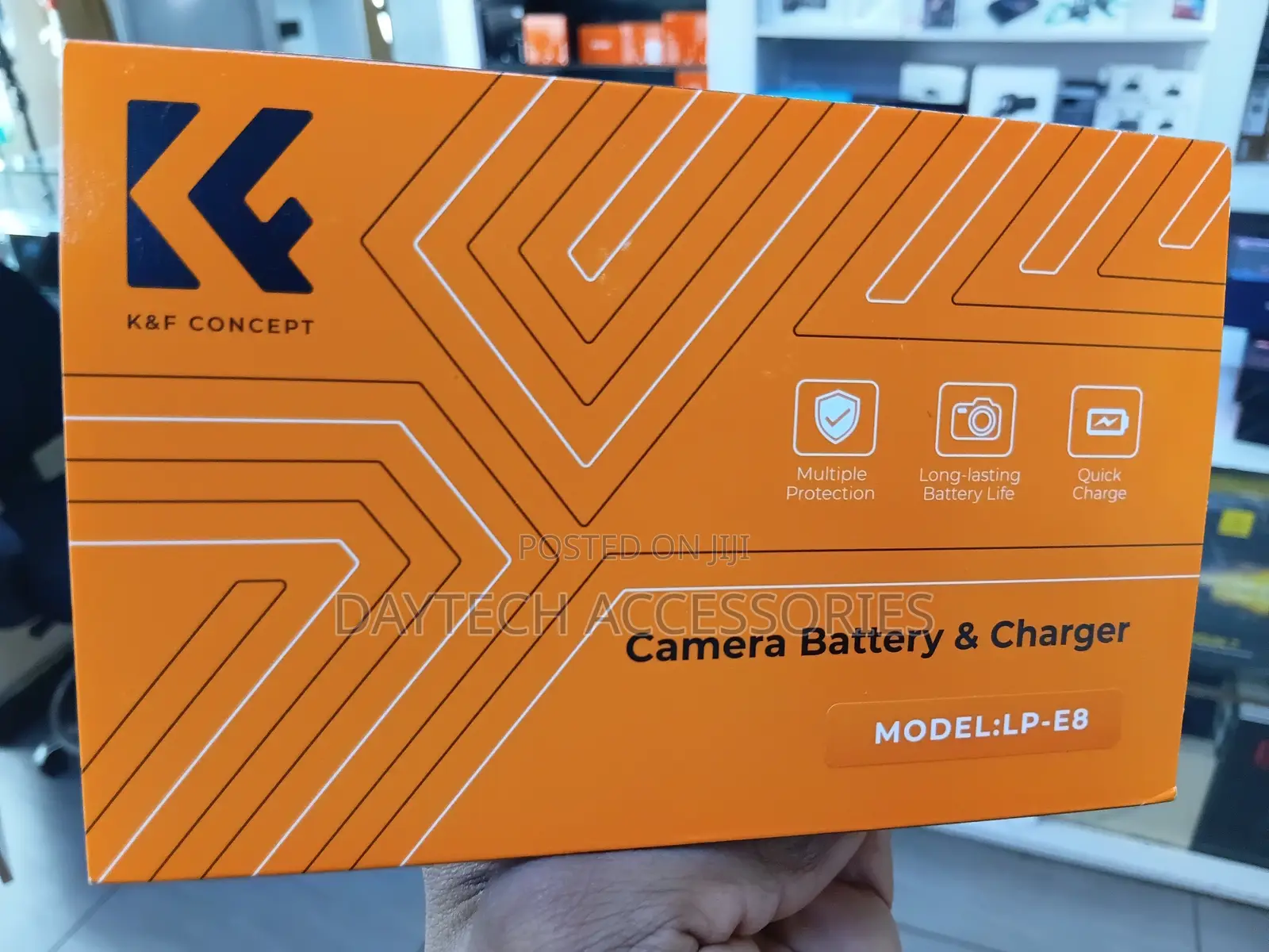 K F Concept LP-E8 Battery and Charger Pack With Dual Slot Charger