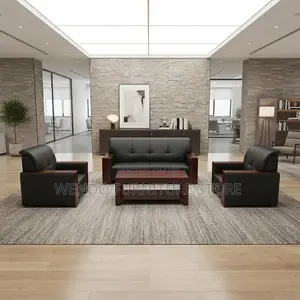 Office Sofa; Five Seaters Office Lobby Reception Interior Sofa Set