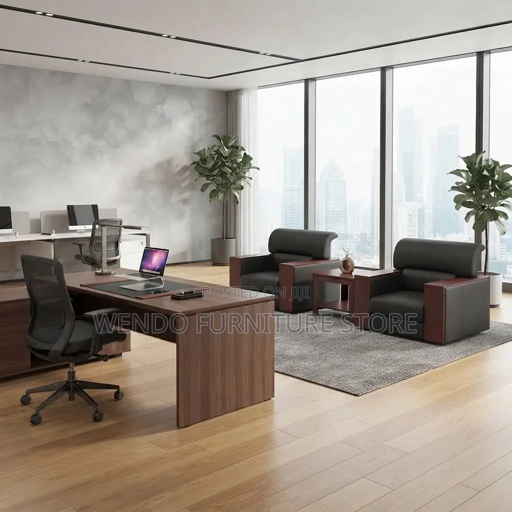 Office Sofa; Five Seaters Office Lobby Reception Interior Sofa Set