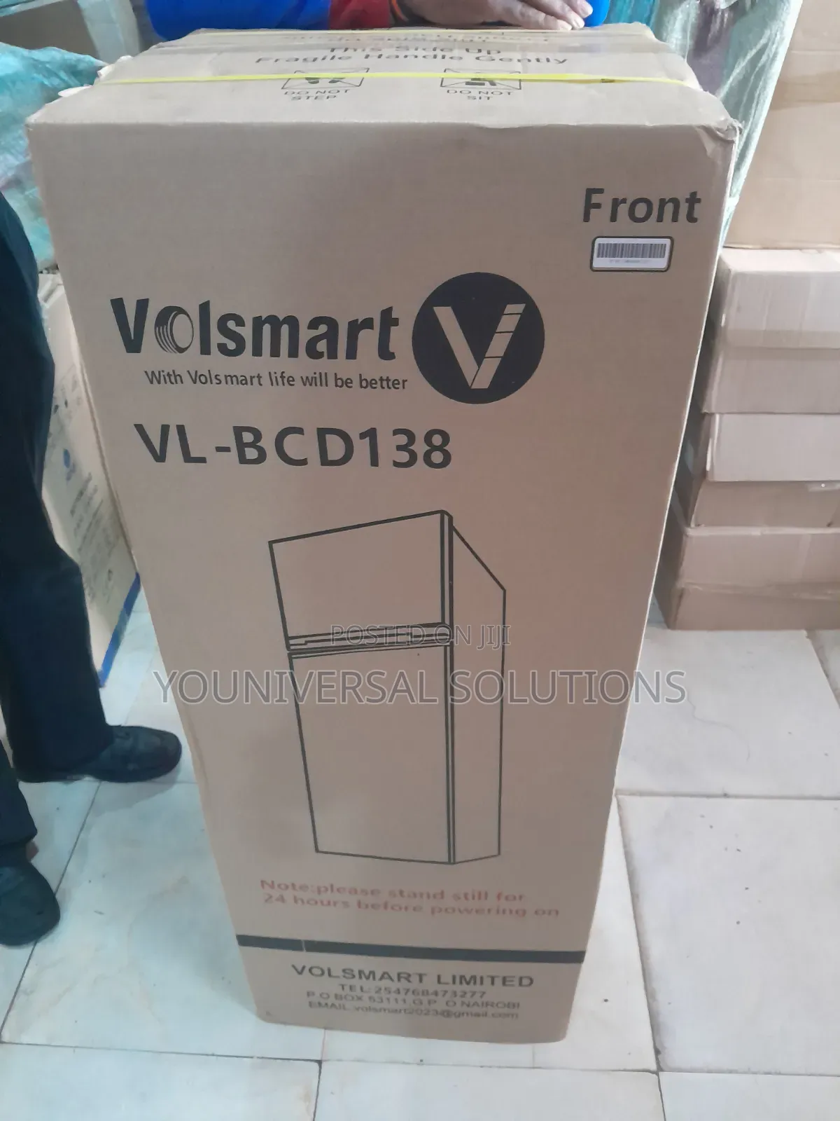 Volsmart 138 Litres Double Door Refrigerator