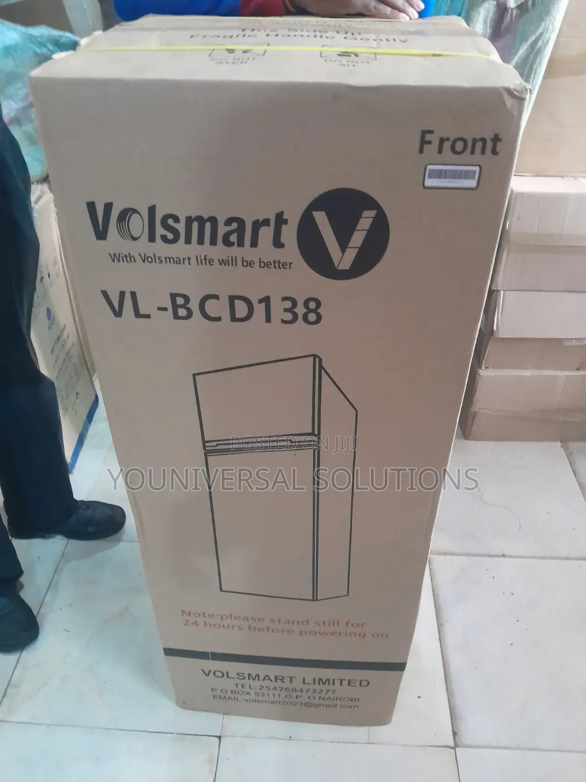 Volsmart 138 Litres Double Door Refrigerator
