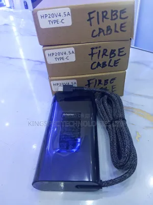 HP Original 90w Adapter Type C With Fiber Cable