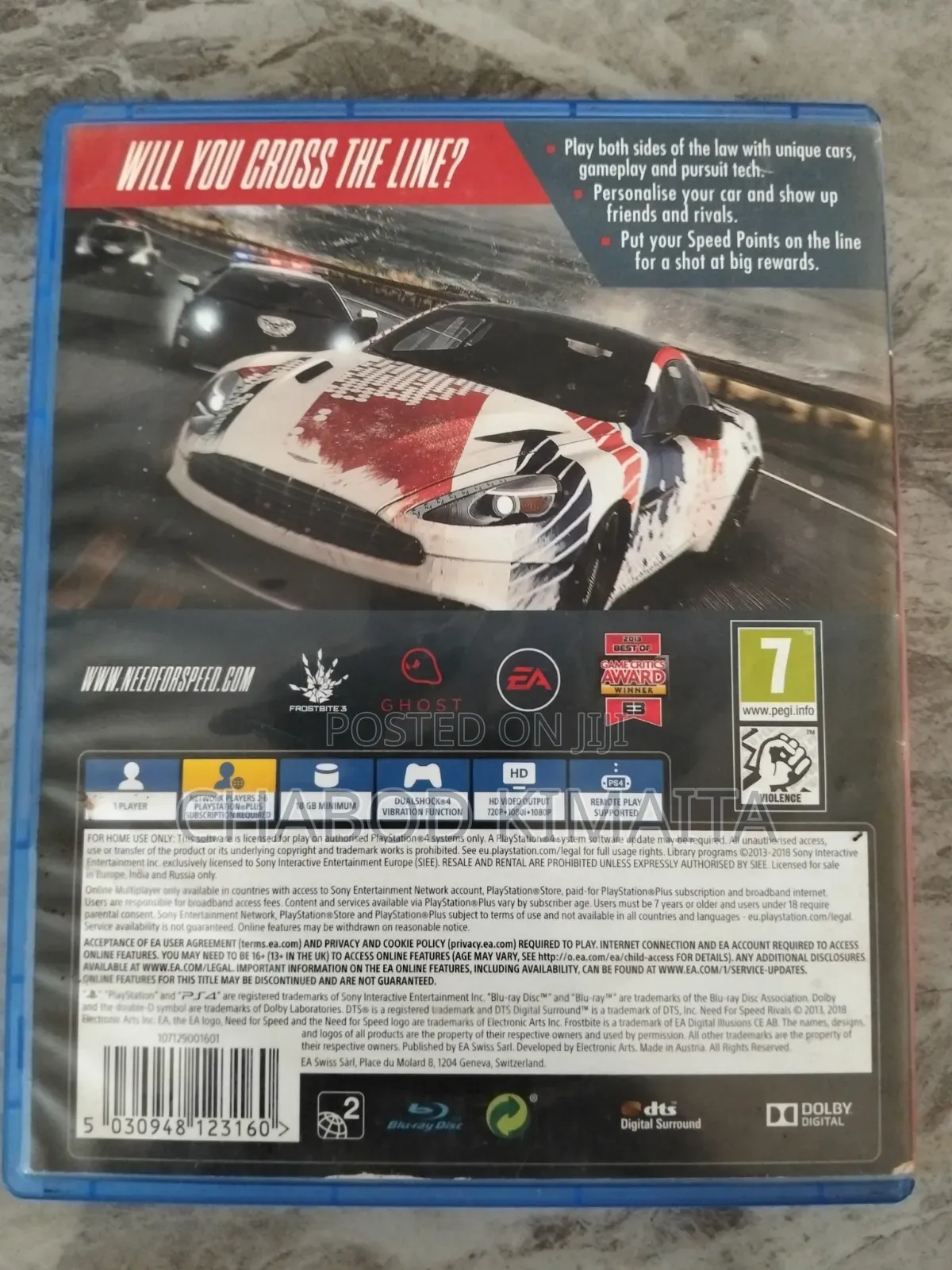 PS4 Need for Speed Rivals (Used)