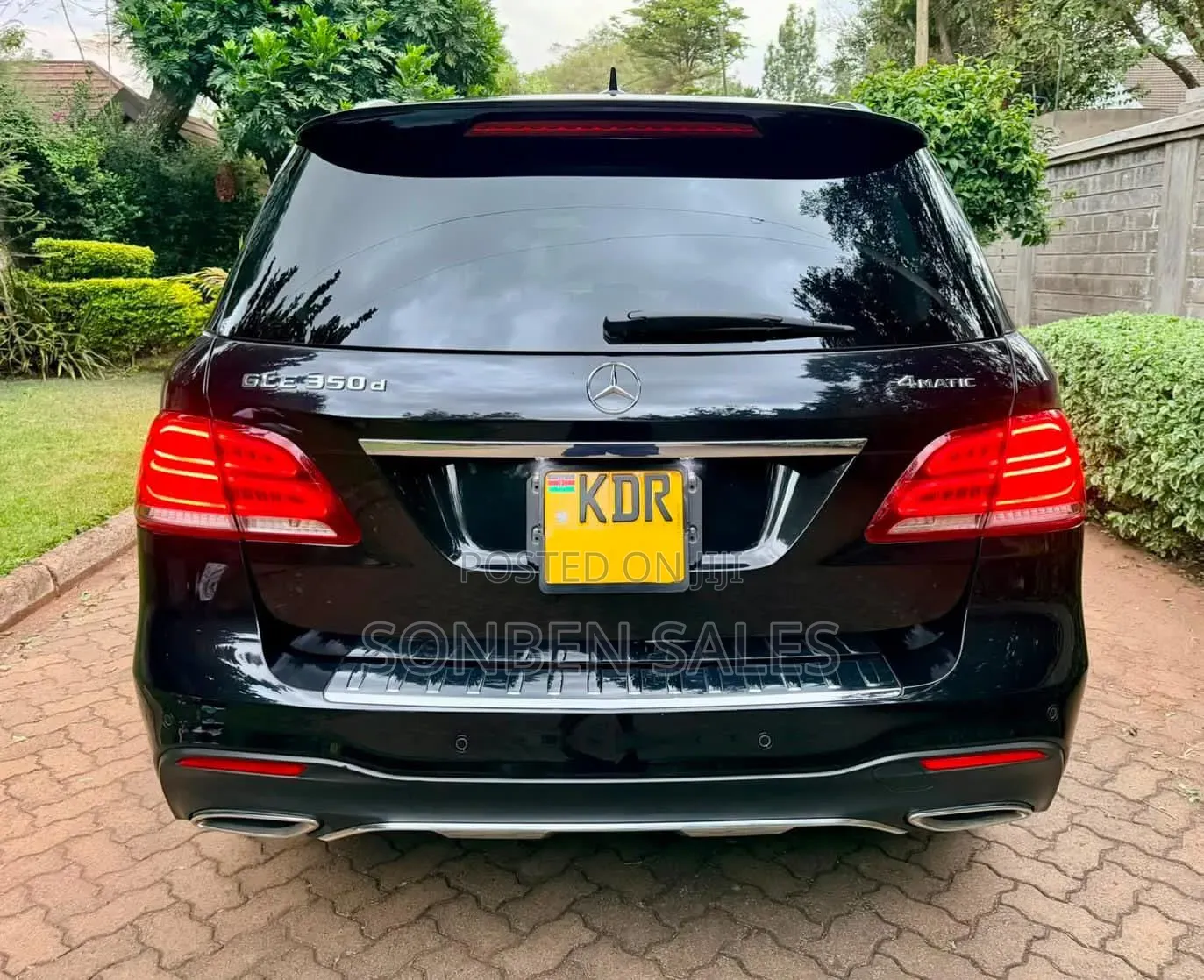 Mercedes-Benz GLE-Class GLE 350d 4MATIC 2017 Black