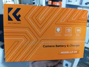 K F Concept Dual LP-E8 1200mAh Batteries + Charger for Canon