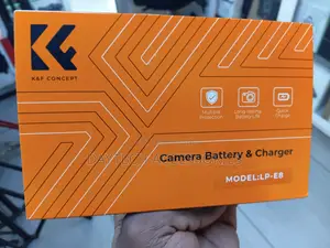 K F Concept Dual LP-E8 1200mAh Batteries + Charger for Canon