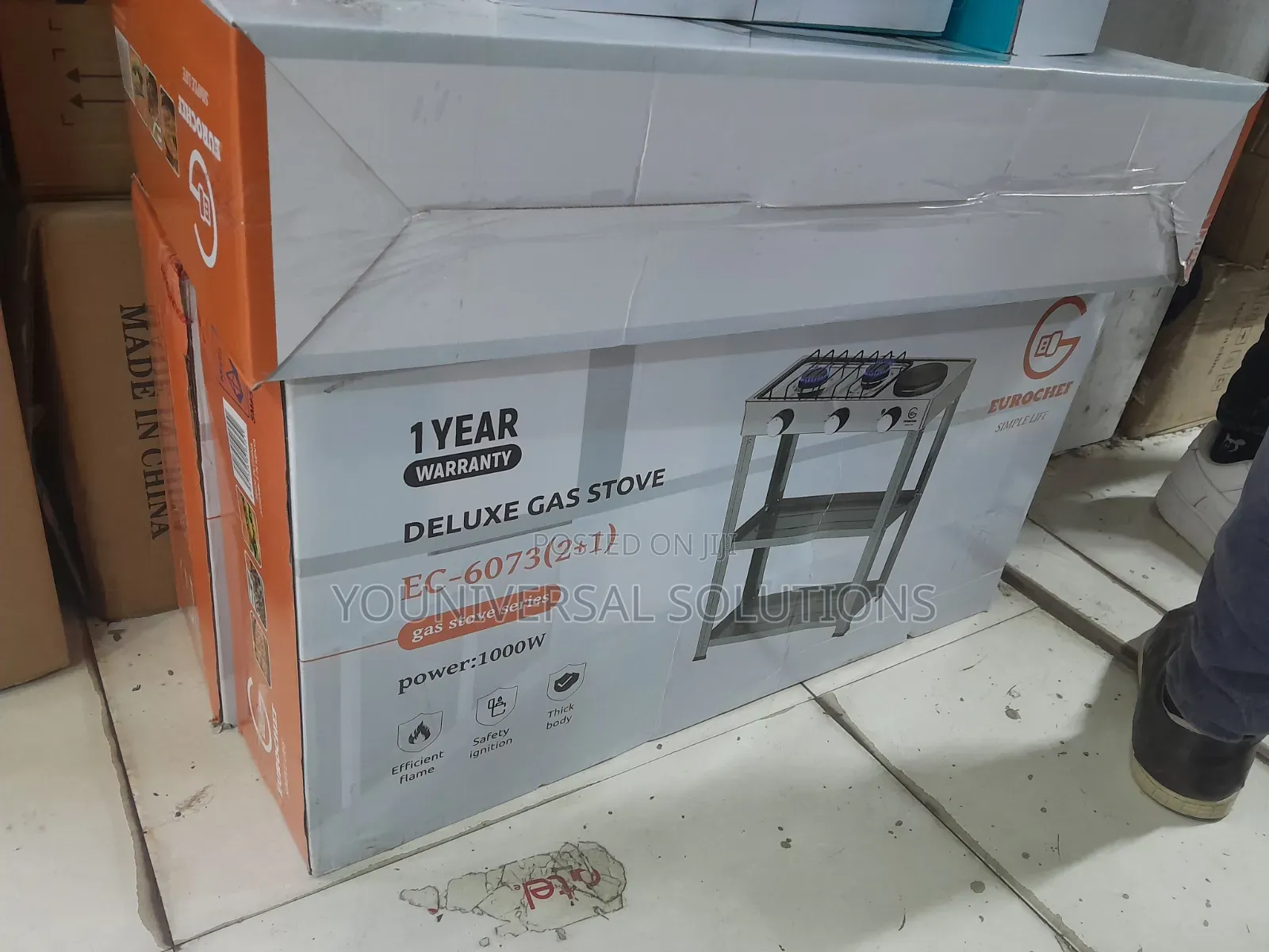 Eurochef Deluxe Gas Stove (Model: EC-6073