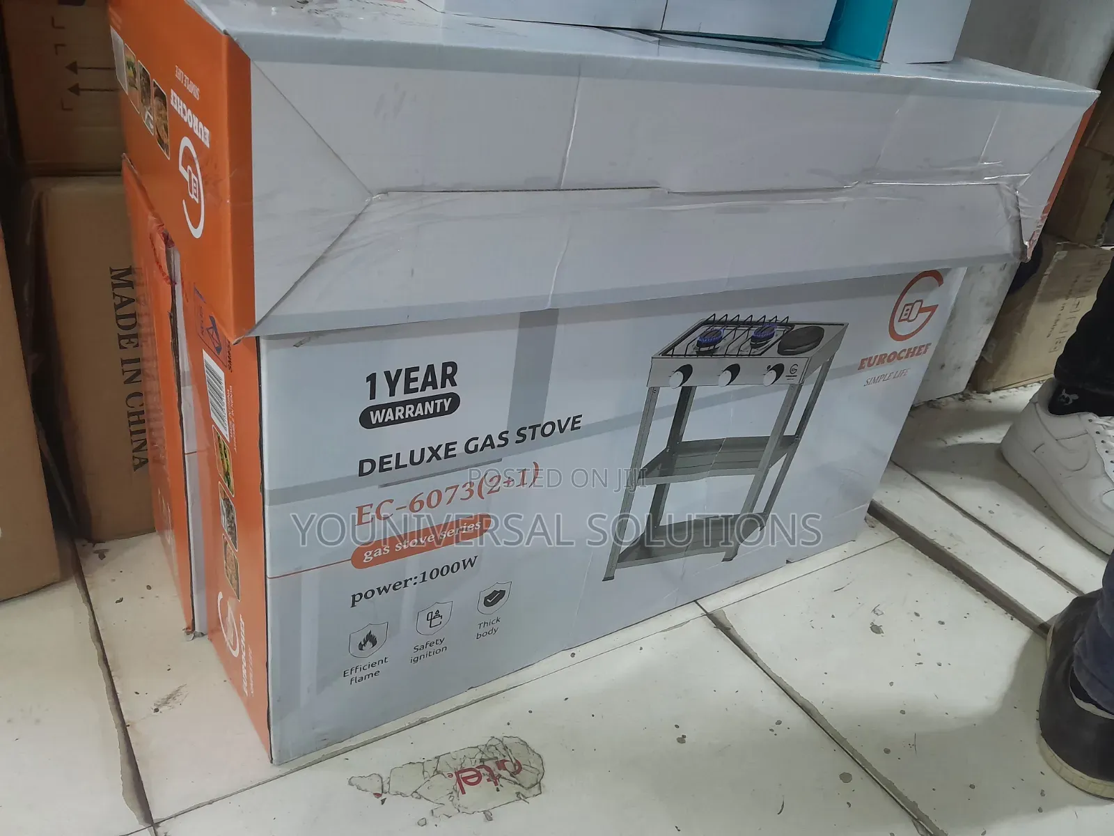 Eurochef Deluxe Gas Stove (Model: EC-6073