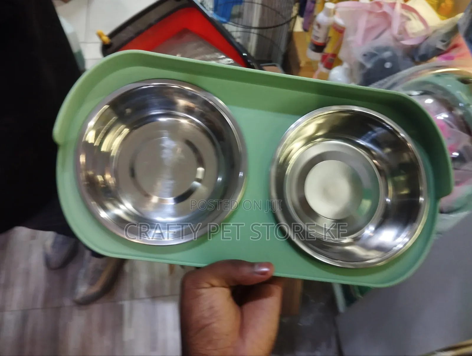 Dog Double Feeding Bowl