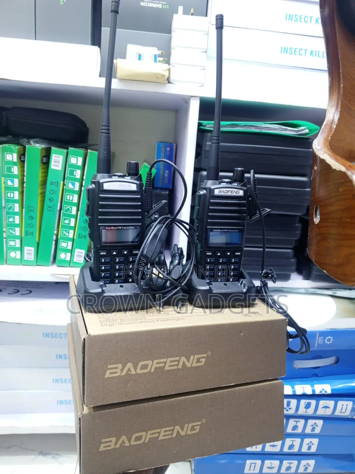 Baofeng UV-82 Portable Two-Way Radio 5W With Mic Belt Clip