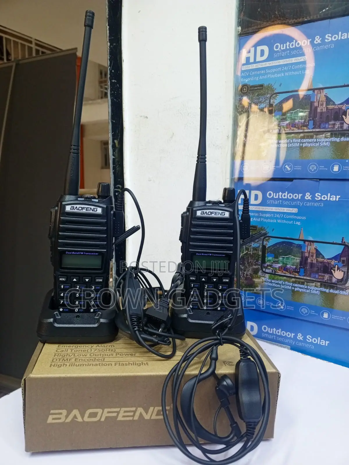 Baofeng UV-82 Portable Two-Way Radio 5W With Mic Belt Clip