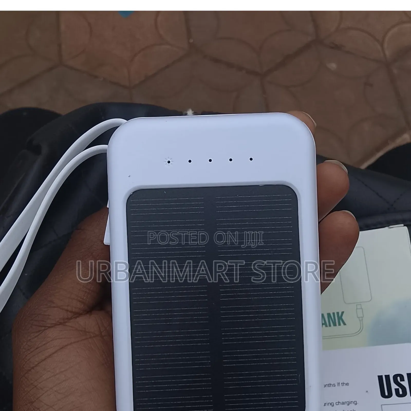 10,000mAh RoHS Solar Battery Charger Power Bank