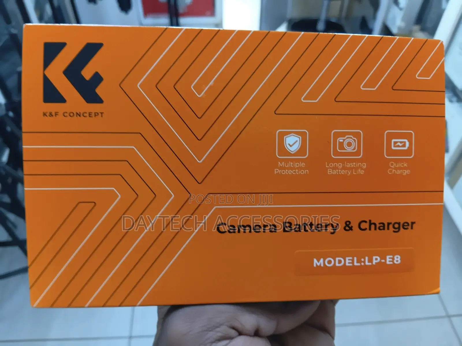 K F Canon LP-E8 Battery Kit – 2 Batteries and Dual Charger
