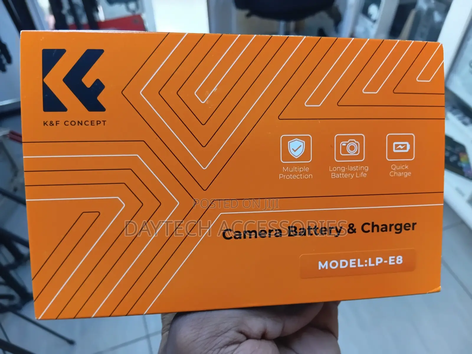 K F Canon LP-E8 Battery Kit – 2 Batteries and Dual Charger