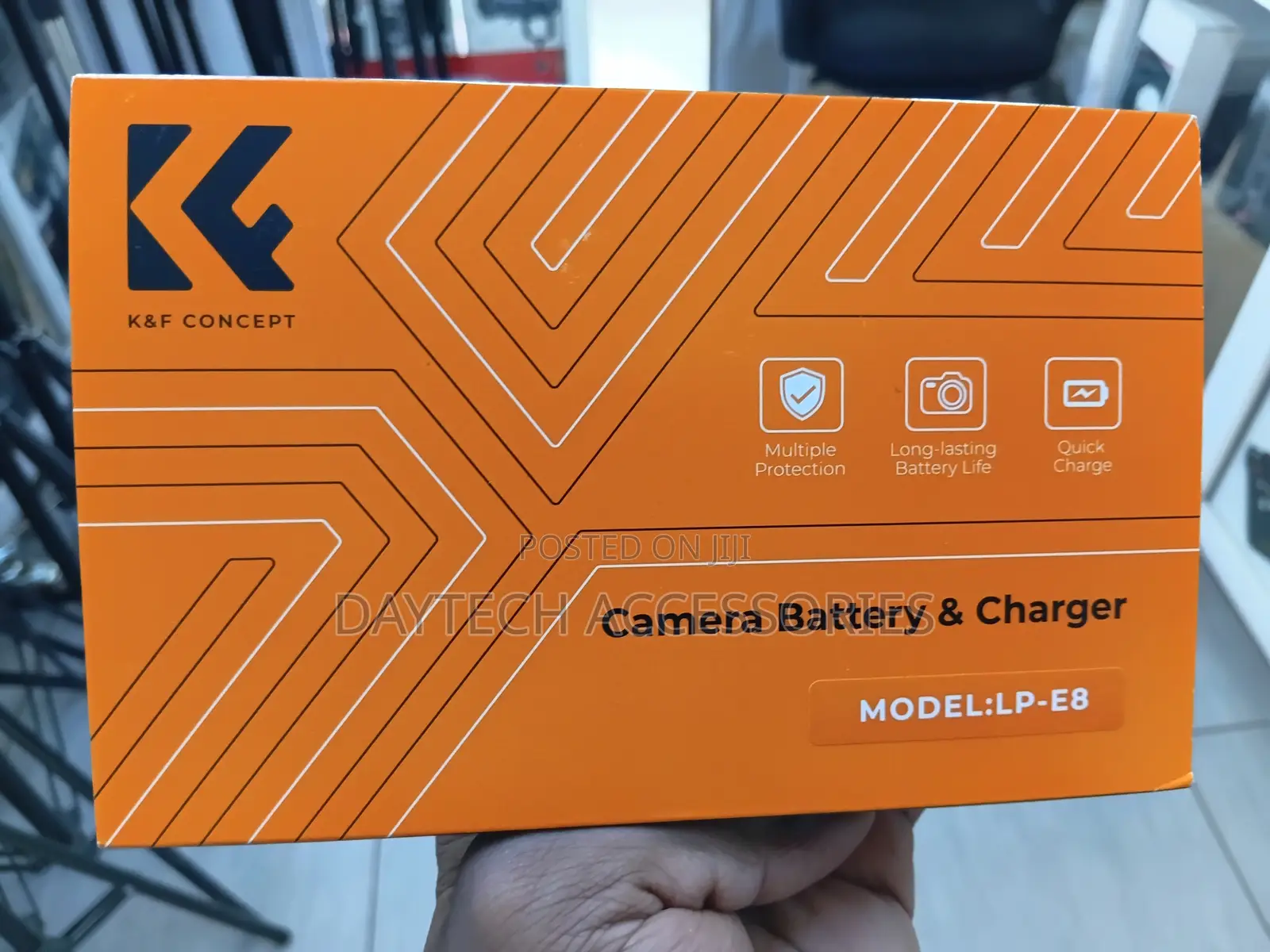 K F Canon LP-E8 Battery Kit – 2 Batteries and Dual Charger