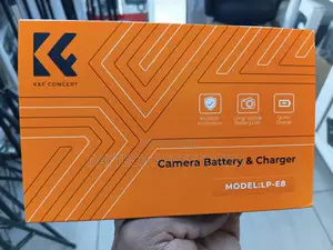 K F Canon LP-E8 Battery Kit – 2 Batteries and Dual Charger