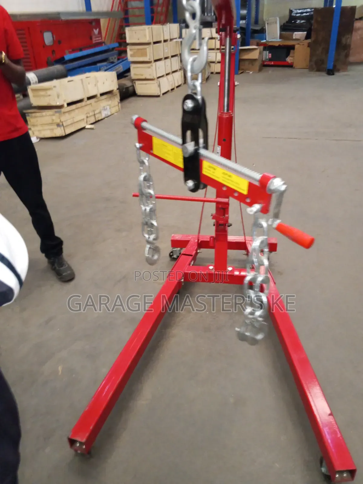 Heavy Duty Steel Frame Engine Crane