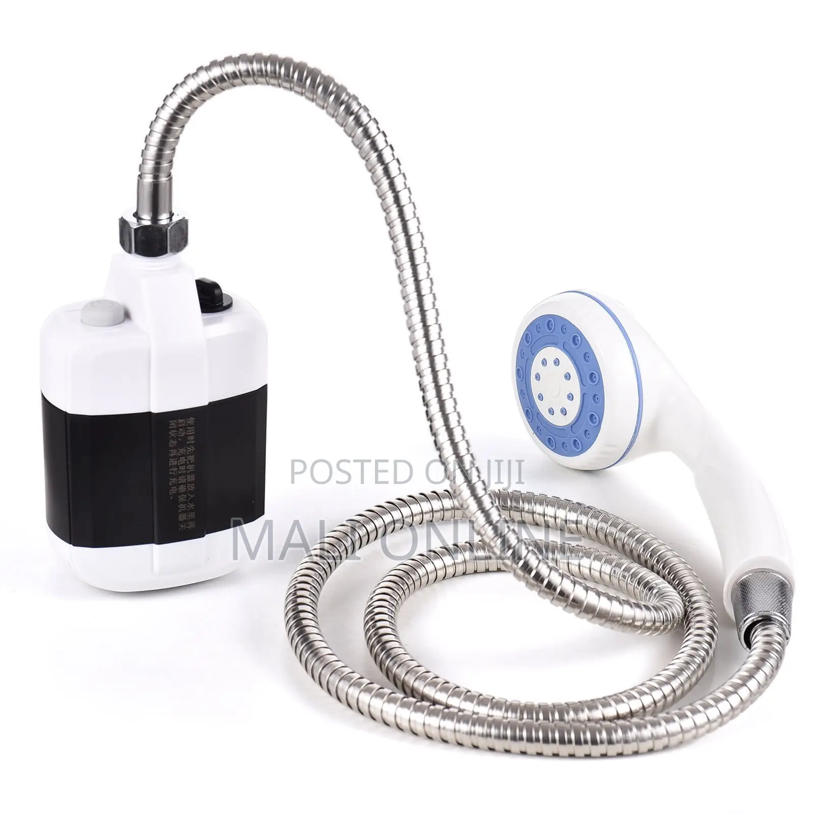 USB Rechargeable Pump Camping Shower Electric 1.5m Hose Handheld