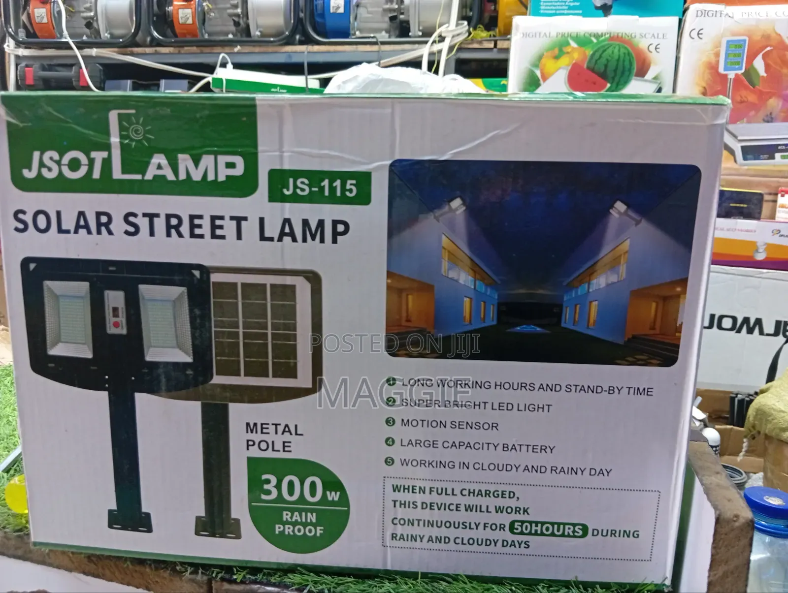 300W Rain Proof Solar Street Lights