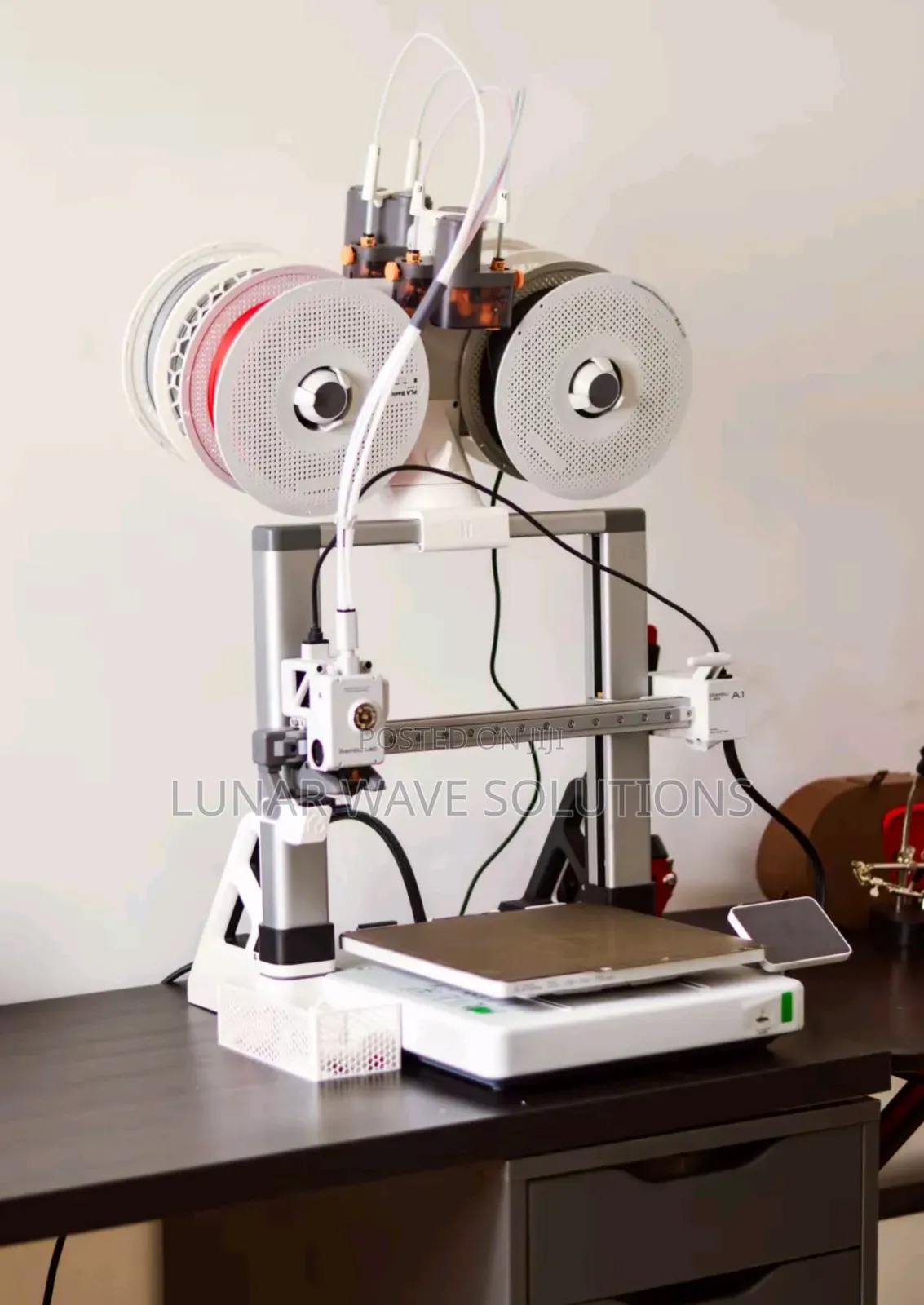 The Bambu Lab A1 Combo 3D Printer