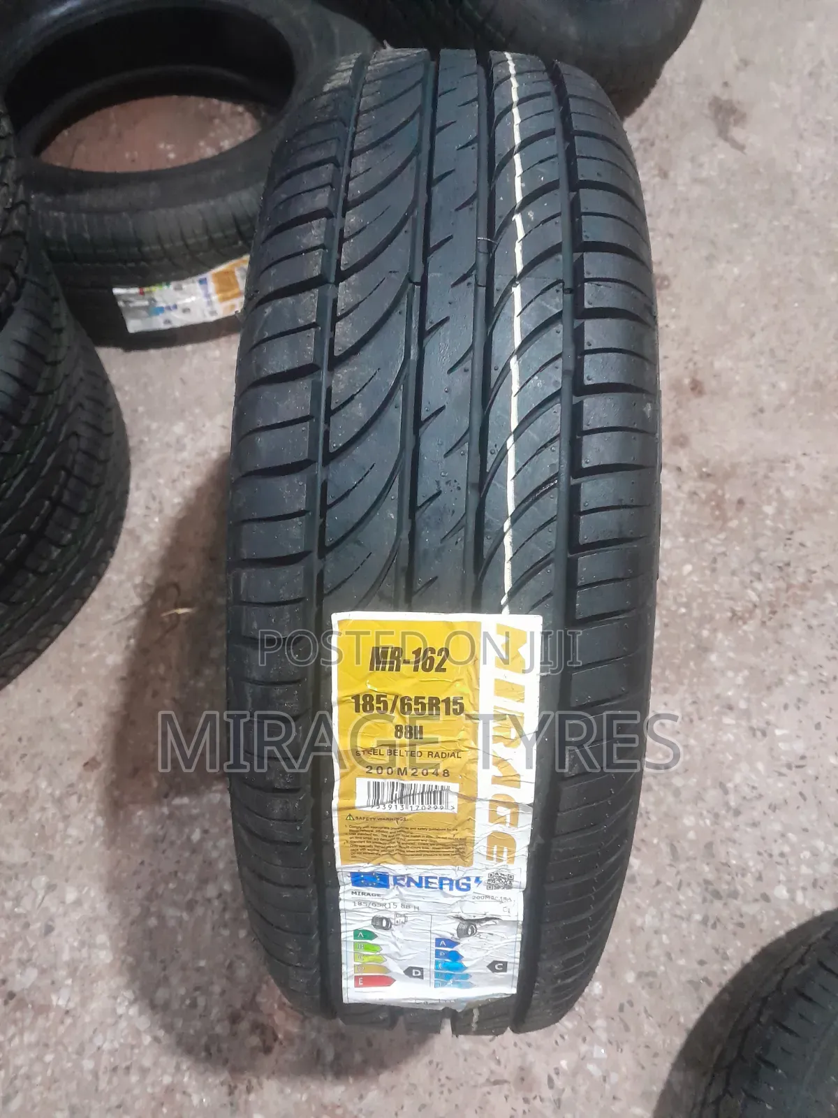 Brand New Mirage Tyres 185/65r15 - High Quality Durable