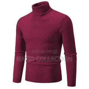 Pure Color Turtle Neck