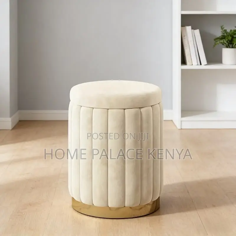 Ottoman Stool; Premium Decorative Ottoman Footstool for Modern Home
