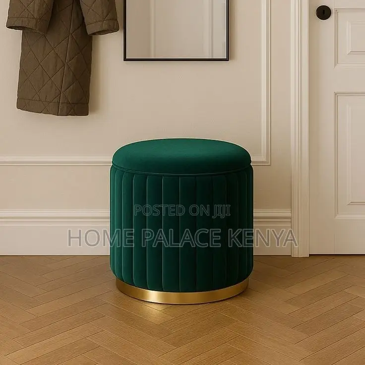 Ottoman Stool; Premium Decorative Ottoman Footstool for Modern Home