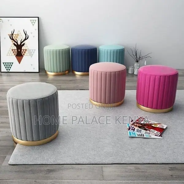 Ottoman Stool; Premium Decorative Ottoman Footstool for Modern Home