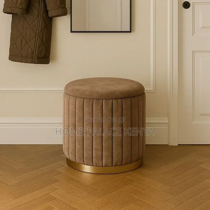 Ottoman Stool; Premium Decorative Ottoman Footstool for Modern Home