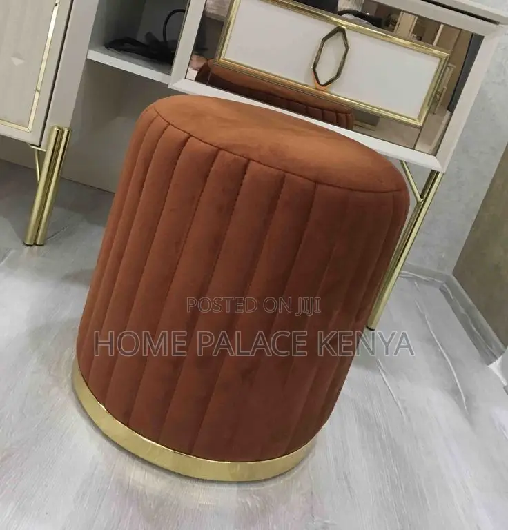 Ottoman Stool; Premium Decorative Ottoman Footstool for Modern Home